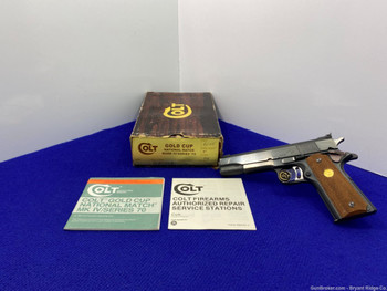 1972 Colt Gold Cup National Match .45 Blue 5" *INCREDIBLE MKIV SERIES 70*
