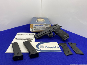 Beretta 96F PS .40 S&W Black 4.9" *ORIGINAL POLICE SPECIAL BOXES/CONTENTS*
