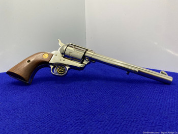 1979 Colt Single Action Army .45 Nickel 7 1/2" *INCREDIBLY GORGEOUS SAA*
