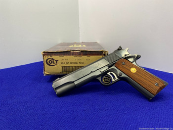 Colt Gold Cup National Match .45 ACP Blue 5" *AMAZING MKIV SERIES 70*
