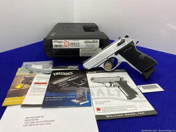 2014 Walther PPK/S .22 LR Nickel 3.3" *FACTORY MATCHING CASE/PAPERS/TOOLS*
