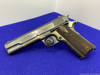 1913 Colt Model of 1911 US Army .45acp Blue 5" *SIMPLY AMAZING FIND*