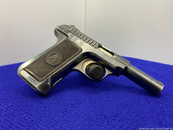 1913 Savage 1907 .32ACP Blue 3 3/4" *COLLECTIBLE K.P.D.4 STAMPED EXAMPLE*
