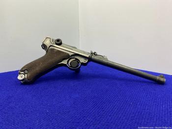 1915 WWI DWM P.08 Luger 9mm Blue *SCARCE 8" BARRELED ARTILLERY MODEL*
