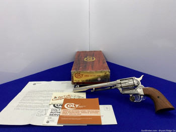 Colt Single Action Army .45LC 7 1/2" *GORGEOUS NICKEL MODEL* Amazing Colt