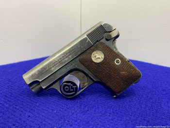 1925 Colt 1908 Hammerless .25ACP Blue 2" *OUTSTANDING VEST POCKET MODEL*
