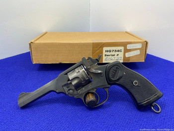 *SOLD* Webley & Scott Mark IV .38 S&W Blue 4" *DESIRABLE BRITISH MADE PISTOL*