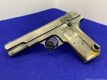 1906 Colt 1903 Pocket Hammerless .32 ACP Nickel *TYPE I EARLY PRODUCTION*