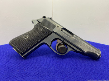 1944 Walther PP .32 ACP Blue 3 3/4" *DESIRABLE GERMAN PRODUCED WWII PISTOL*