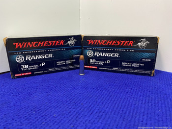 Winchester Ranger .38 SPL+P 100 Rounds *EXCEPTIONAL AMMO*