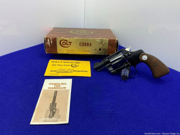 1975 Colt Cobra .32NP Blue 2" *SECOND ISSUE DOUBLE-ACTION REVOLVER*