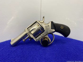 Forehand & Wadsworth British Bulldog Nickel 2 3/8" *DOUBLE-ACTION REVOLVER*