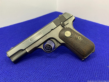 1941 Colt 1908 Pocket Hammerless .380 ACP Blue 3.75" *GREAT TYPE IV MODEL*