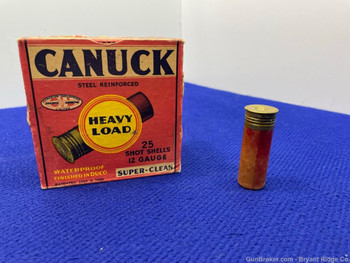 Vintage Canuk Shotgun Ammo Heavy Load 12ga -UNTOUCHED- Penny Start