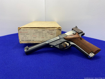 High Standard Supermatic Citation .22LR Blue *COLLECTIBLE MILITARY MODEL*