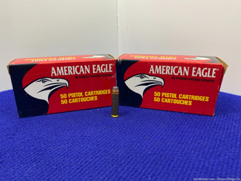 FEDERAL AMERICAN EAGLE .357 Magnum -100 ROUNDS- 158 Grain Jacketed SP