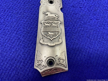 1978 Sid Bell Original Colt Custom Shop Pewter Grips Collector -ULTRA RARE-