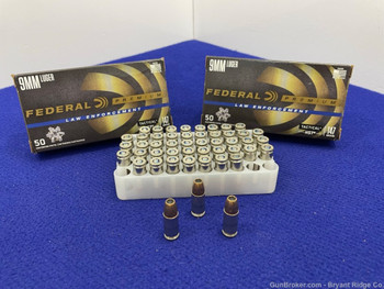 Federal Premium 9mm *LAW ENFORCEMENT* Tactical HST 147 Grain Bullet