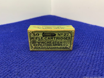 Vintage Winchester .22 Short 50 Rd *COLLECTIBLE VINTAGE AMMO*