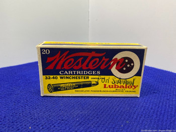 Vintage Winchester Western .32-40 Winchester 20 Rd *COLLECTIBLE AMMO*