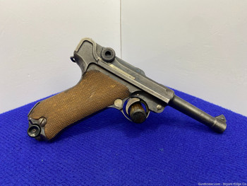 DWM P.08 Luger 9mm Blue 3 3/4" *DESIRABLE GERMAN PRODUCED PISTOL* Amazing