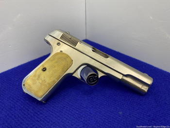 1904 Colt 1903 Pocket Hammerless .32ACP Nickel 4" *TYPE I EARLY PRODUCTION*