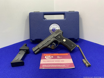 Colt All American 2000 9mm Para Blue 4 1/2" *LIMITED PRODUCTION MODEL*