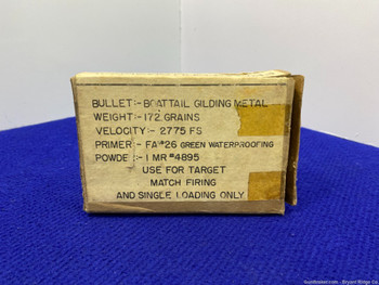 Frankford Arsenal .30 Cal 20 Rounds *VINTAGE TARGET AMMO*