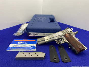 SOLD* 2005 Colt Government 45ACP Brushed Stainless 5