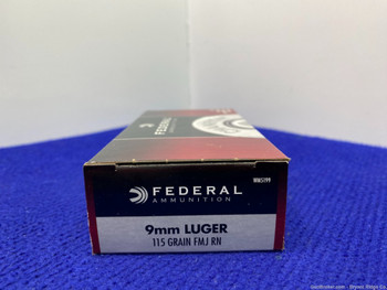 Federal Champion 9mm Luger 100 Rds *EXCELLENT PISTOL AMMO*