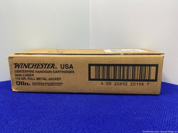 Winchester USA 9mm Luger 500 Rds *TOP TIER PISTOL AMMO*