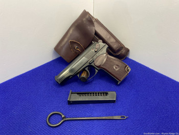 Bulgarian Makarov 9x18mm Blue 3 5/8" *AMAZING SEMI-AUTOMATIC PISTOL*