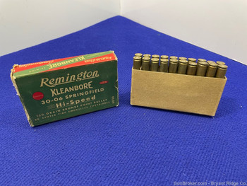 Vintage Remington Kleanbore .30-06 Springfield 20 Rd *COLLECTIBLE AMMO*