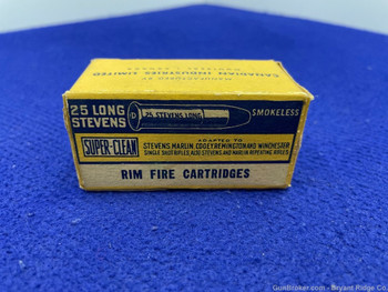 Vintage Canadian Industries .25 Long Stevens 50 Rd *COLLECTABLE AMMO*