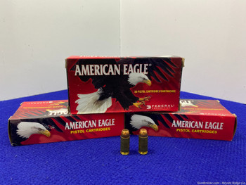 Federal American Eagle .40 S&W 165 Grain FMJ Ball Ammunition 3 Boxes 150rds
