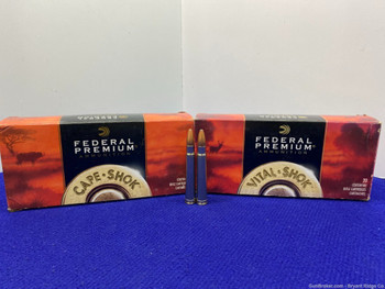 Federal Premium .375 H&H Mag 200g Cape-Shok/Vital-Shok Ammo 2 Boxes 40rds