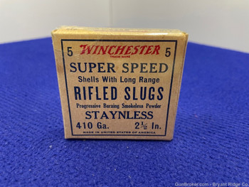 Vintage Winchester Super Speed .410 Gauge 5 Rd *COLLECTABLE UNTOUCHED AMMO*