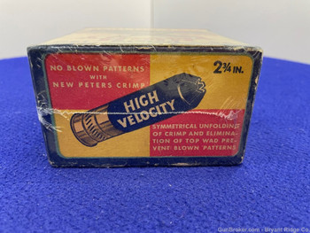 Vintage Peters High Velocity 12 gauge 25 Rd *COLLECTABLE UNTOUCHED AMMO*