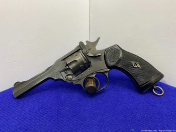 Webley & Scott Mark IV .38 S&W Blue 4" *AWESOME ISRAELI CONTRACT EXAMPLE*