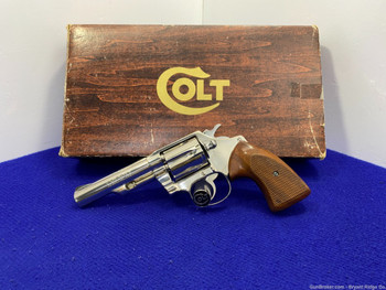 1978 Colt Viper .38 Spl Nickel 4" *HOLY GRAIL COLLECTOR SNAKE* Amazing