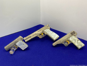 FN/Browning Cased Renaissance Set 9mm/.380acp/6.35 -ABSOLUTELY BREATHTAKING