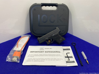 Glock Model 26 Gen 5 9mm Para Black 3.43" *ICONIC SEMI-AUTOMATIC PISTOL*