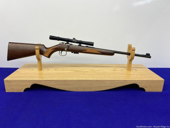 1986 Anschütz 1450 Sporter .22LR Blue 19.75"*MOUNTED WALDLAUFER 4x20 SCOPE*