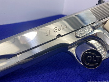 Colt Government El Cabo .38 Super -Bright Stainless- *CONSECUTIVE SET 2/2*