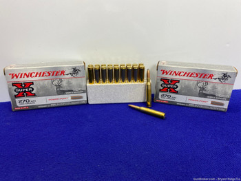 40-Rounds Of Winchester .270 Win 130 Grain Power Point Ammo *AMAZING LOT* 