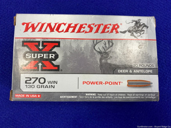 40-Rounds Of Winchester .270 Win 130 Grain Power Point Ammo *AMAZING LOT* 