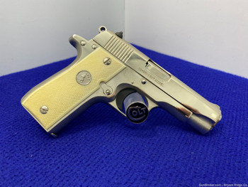 1985 Colt Government .380 ACP 3.25" *SCARCE & DESIRABLE NICKEL MODEL*