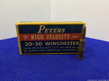 Peters High Velocity .30-30 Win *GREAT VINTAGE RIFLE AMMO*