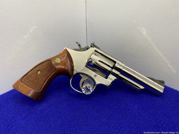 1969 Smith Wesson 19-3 .357 Mag Nickel 6" *INCREDIBLE 357 COMBAT MAGNUM*