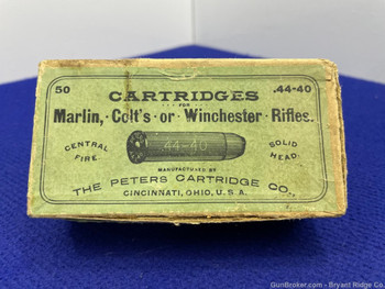 Peters Cartridge Co. .44-40 50 Rd *DESIRABLE VINTAGE AMMUNITION*